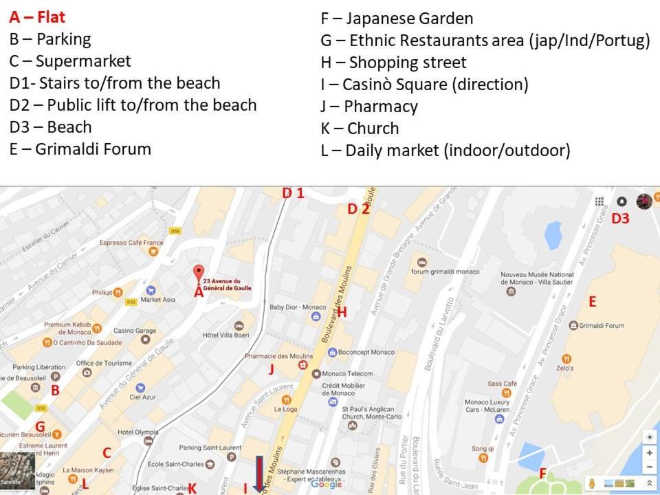 ボーソレイユMonaco Terraceアパートメント エクステリア 写真